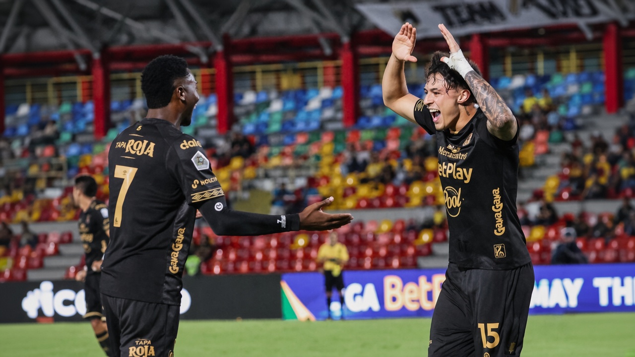 Deportes Tolima escala a la segunda posición de la Liga BetPlay con una demostración de fortaleza en Villavicencio

